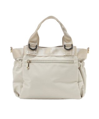 Green Parks ａｎｄｍｉｋｋａ．２ＷＡＹベルトトートバッグ Light Beige