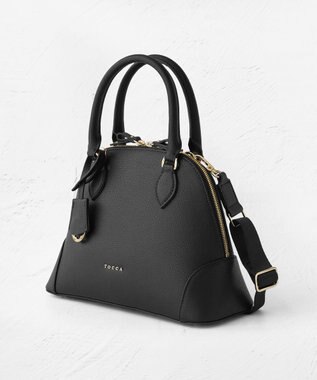 TOCCA 【大人百花掲載】AETERUNUM LEATHER BAG バッグ ブラック系