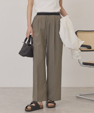 AMERICAN HOLIC 【先行予約】【マルチ機能】ウエストラインスラックスパンツ Khaki