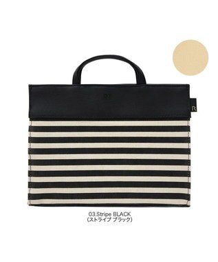 ROOTOTE 6790【リモート用トート・バッグインバッグ】/ LT.RC.Remo-teリモッテ-A 03：ストライプ ブラック