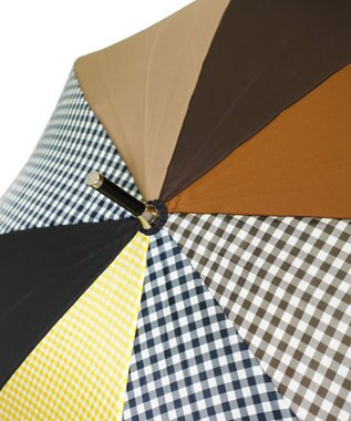 +RING 【UVカット95%以上】【UPF50＋】プラスリング 長傘60cm BRN/GNG T1288 ブラウン