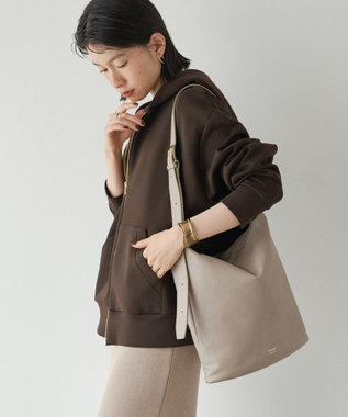 russet 【2025AW新作】レザー丸底バケットバッグ(CE-1615)