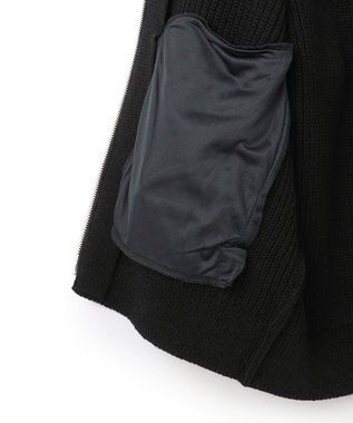 JOSEPH HOMME 【HIGH GRADE LINE】スプリットバルキーウール　ドライバーズニット ブラック系5