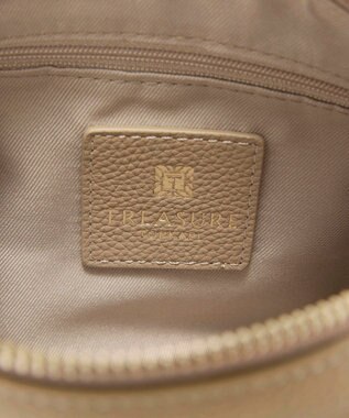 TOPKAPI 【TREASURE TOPKAPI】シュリンクレザー ハンドルオープン ミニ ショルダーバッグ グレージュ