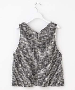 J.PRESS LADIES S ラメツイード ビスチェ ブラック系5