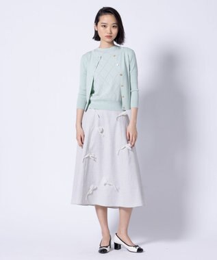 TOCCA TULIP FLUFF スカート ライトグレー系