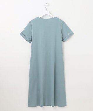 J.PRESS LADIES L 【WEB限定カラーあり・洗える・接触冷感】コットンスムース ワンピース 【WEB限定】シーグリーン系