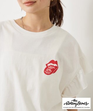 AMERICAN HOLIC 【KISS/The Rolling Stones】Tシャツ Off White
