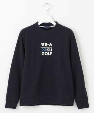 23区GOLF 【WOMEN】【吸湿発熱】グランサーモ裏毛 プルオーバー ネイビー系