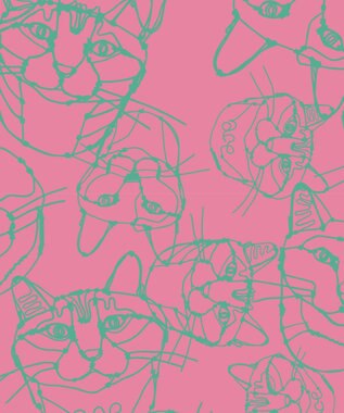 ACE BAGS & LUGGAGE 【折り畳み】 HAyU × ace. マルシェバッグ エコバッグ 猫柄 23L 17871 ネコヘッドA