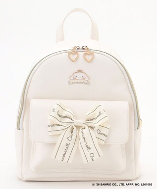 ANY KIDS 【シナモロール×ANY KIDS】合皮リュック エクリュ