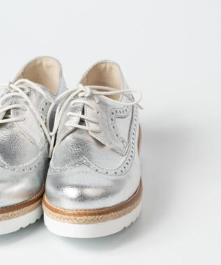 BONTRE 【BONTRE/ボントレ】ジュート厚底レースアップシューズ/05702-RS シルバー