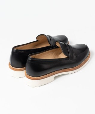 BONTRE 【LucaGrossi/ルカグロッシ】ラギットソールローファー ブラック