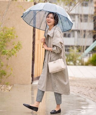 ANY クリアアンブレラ グレー