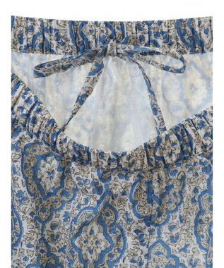 CRAFT STANDARD BOUTIQUE インド綿Ａラインスカート Blue