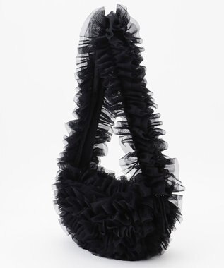 LA BAGAGERIE 【MONICA】シアーチュールドロストバッグ ブラック