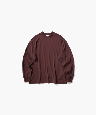 ATON FRESCA NUBUCK | ロングスリーブTシャツ BURGUNDY