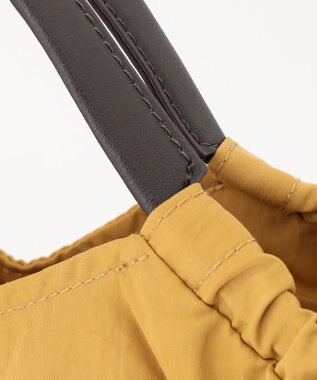 Y'SACCS 【Y’SACCS vous et】サイドギャザー2WAYトート Sサイズ マスタード