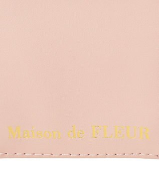 Maison de FLEUR ビジュースタッズプチウォレット Light Pink