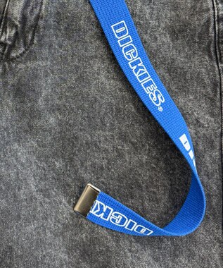 WEGO 【ユニセックス着用ITEM】Dickies　ロゴプリントベルト ブルー
