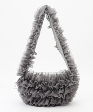 LA BAGAGERIE 【MONICA】シアーチュールドロストバッグ グレー