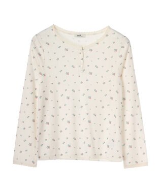 earth music&ecology アイレットジャガードタイトプルオーバー