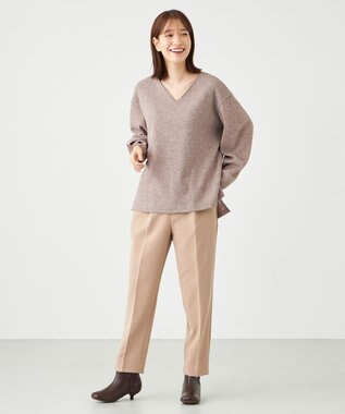 SHARE PARK LADIES 【洗える】ダブルクロスストレッチパンツ