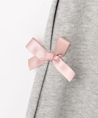 ANY KIDS 袖リボン トレーナー グレー