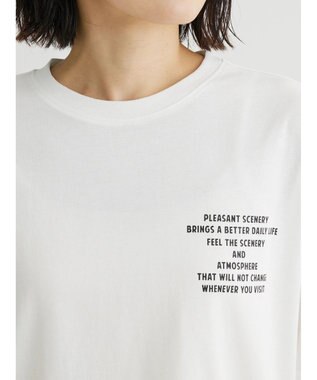 Green Parks バックフォトボックスＴシャツ Off White