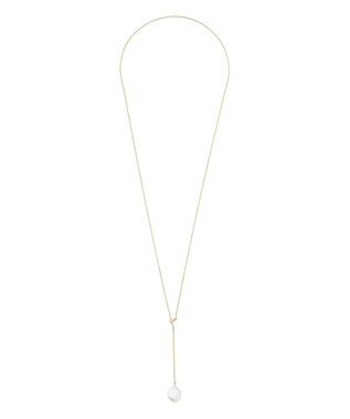 23区 バロックパール ラリエット ネックレス ゴールド系