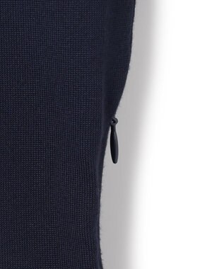 ICB 【洗える】 ニットコンビジャガード ワンピース ネイビー系