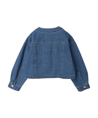 earth music&ecology ノーカラーＧジャン Medium Indigo