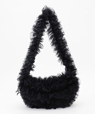 LA BAGAGERIE 【MONICA】シアーチュールドロストバッグ ブラック