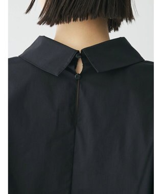 Green Parks AnriettMusee ギャザースリーブブラウス Black