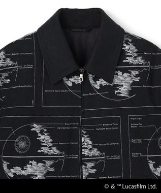 JOSEPH HOMME 【受注生産】【WEB限定】【スター・ウォーズ 】 JOSEPH HOMME スター・ウォーズ / 刺繡ブルゾン ブラック系