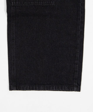 WEGO ワーカーズダブルニーデニムパンツ デニムブラックソノタ