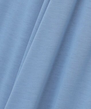 J.PRESS LADIES L 【洗える】ジャージー フレアー スカート ブルー系