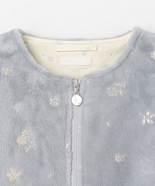 組曲 KIDS 【150-160㎝】スノーフラワー ブルゾン ライトグレー