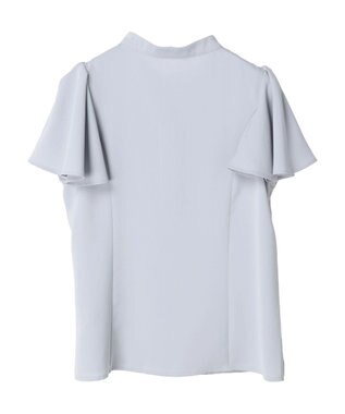 earth music&ecology ラッフルブラウス Light Gray