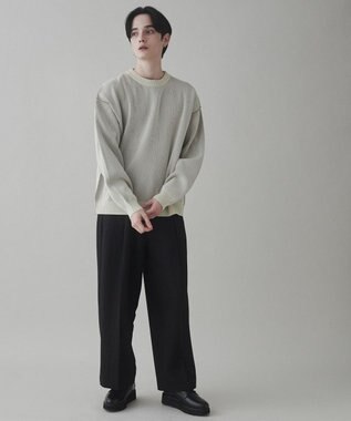 WEGO クリアライトリバーシブルプルオーバー ホワイト