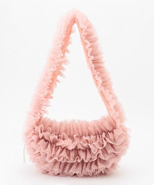 LA BAGAGERIE 【MONICA】シアーチュールドロストバッグ ピンク