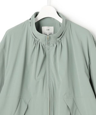 23区 【先行予約】2WAY ストレッチタフタ ボリュームスリーブブルゾン カーキ系