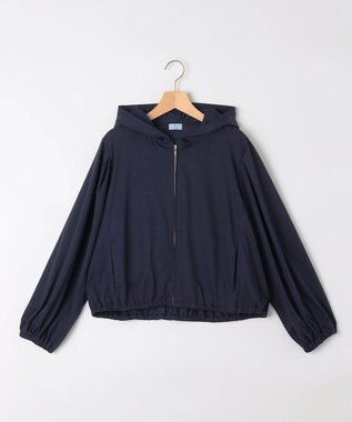 組曲 L 【UVケア・WEB限定】ライトジャージーパーカー ネイビー系