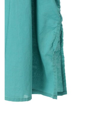 Green Parks スキッパーボリュームブラウスチュニック Green
