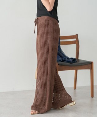 AMERICAN HOLIC メッシュパンツ Brown