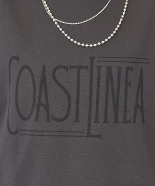AMERICAN HOLIC COASTLINEA ロゴTシャツ Black