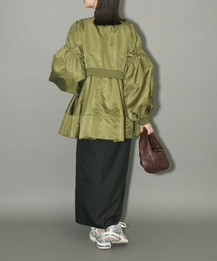 Green Parks ＭＡ－１ペプラムブルゾン Khaki