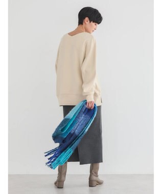 AMERICAN HOLIC バックＶラグランスウェット Ivory