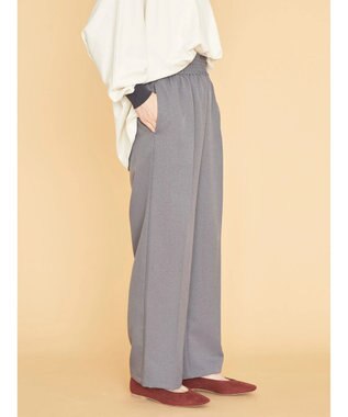 AMERICAN HOLIC ウエストイージーストレートパンツ Gray Mixture