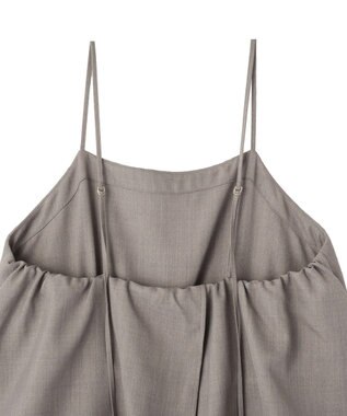 AMERICAN HOLIC リネンライクビスチェサロペット Gray Beige